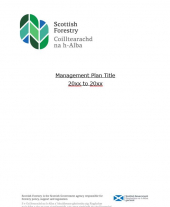 Management Plan Template (without thinning)