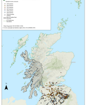 D. micans distribution map in Scotland - updated October 2024