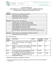 Audit & Assurance Committee Minutes - 3 December 2024