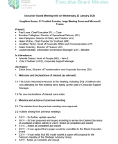 Executive Board (SFEB) minutes - 22 January 2025
