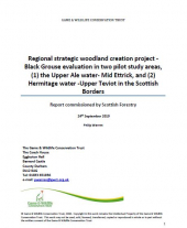Black Grouse Evaluation Report - Scottish Borders Pilot Areas 1 & 2
