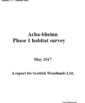 Acha-Bheinn Appendices: 11.13 Vegetation Survey