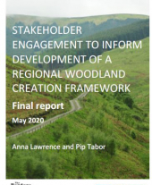 Stakeholder Engagement to Inform Development of a Regional Woodland Creation Framework -  Scottish Borders Pilot Areas 1 & 2