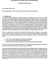 Developing tools to recognise constraints and opportunities for breeding birds associated with forest expansion: Pilot Forest Areas in the Scottish Borders 