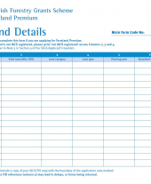 FP2: Land Details Form (Farmland Premium Only)