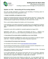 Harvesting & Processing Option