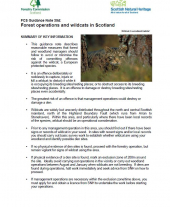 Forest Operations and Wildcats in Scotland